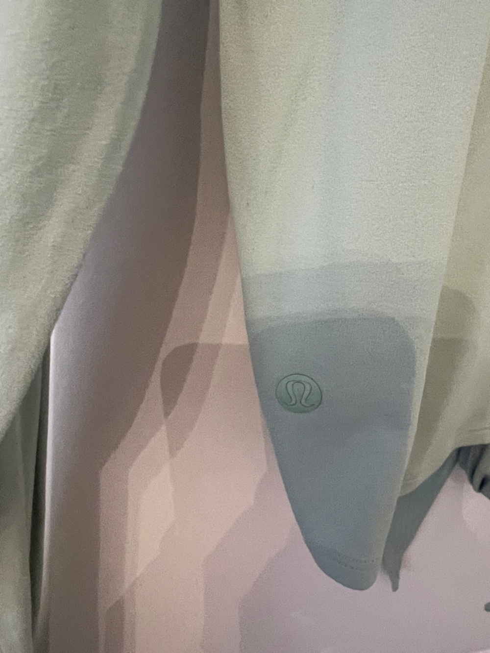 lululemon athletica Sage Green Long-Sleeve Tie-Front Top - Picture 3 of 3